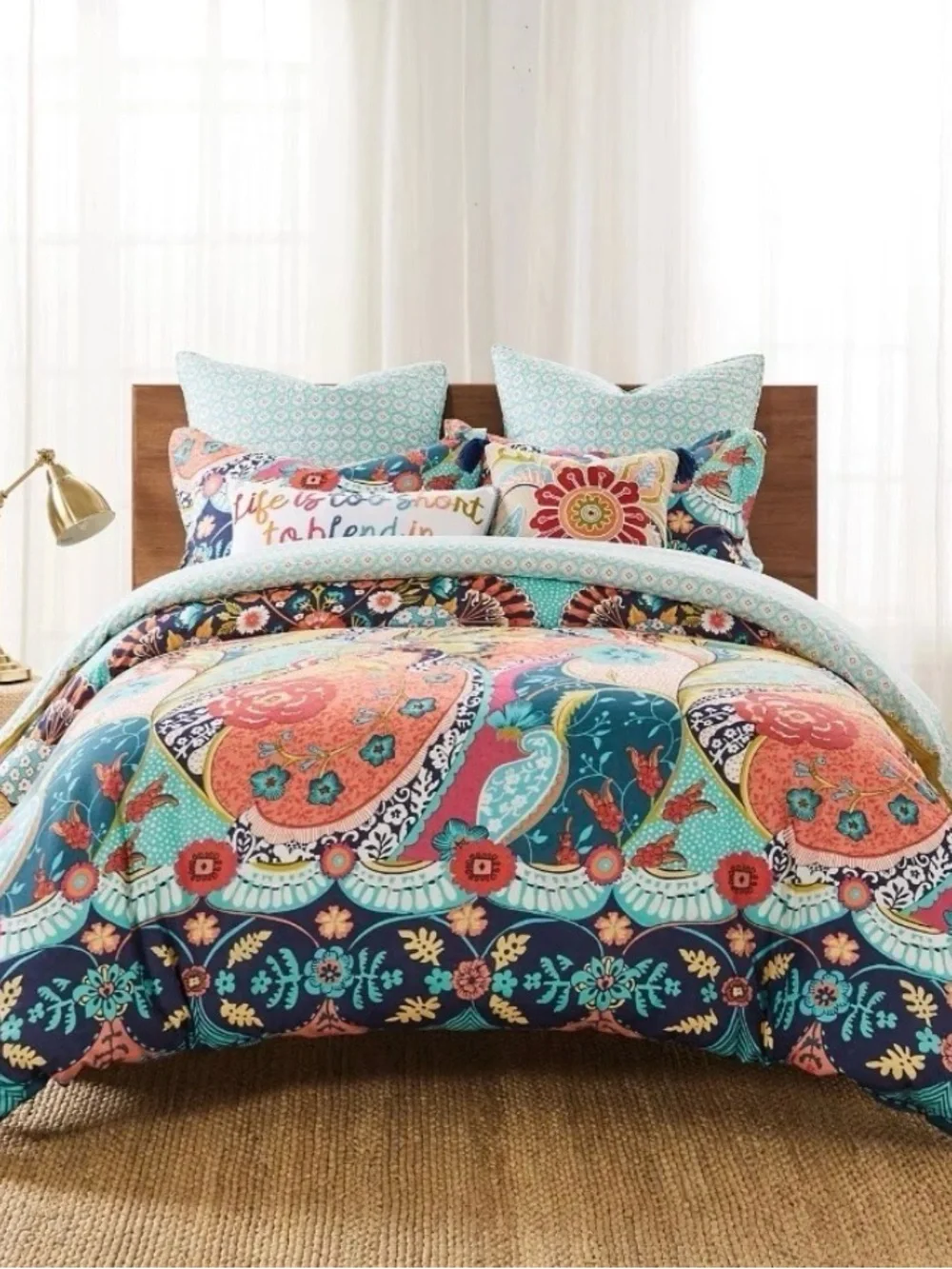 Levtex Jules Reversible 3-Pc. Duvet Cover Set, King